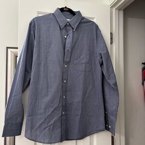 Saddlebred Men's Light Blue Casual Button-Down Shirt
